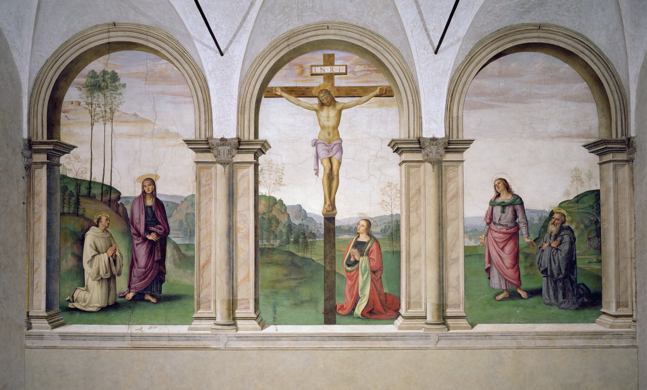 La Crucifixion, 1494-96 - Pietro Perugino