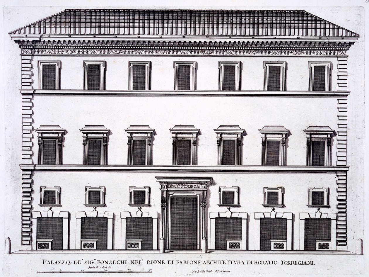Palais de la famille Fonseca, Rome, de 