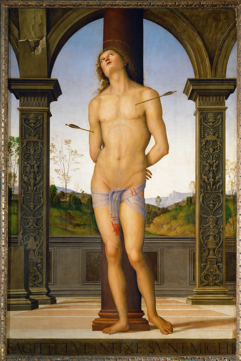 Saint Sébastien ... - Pietro (studio of) Perugino