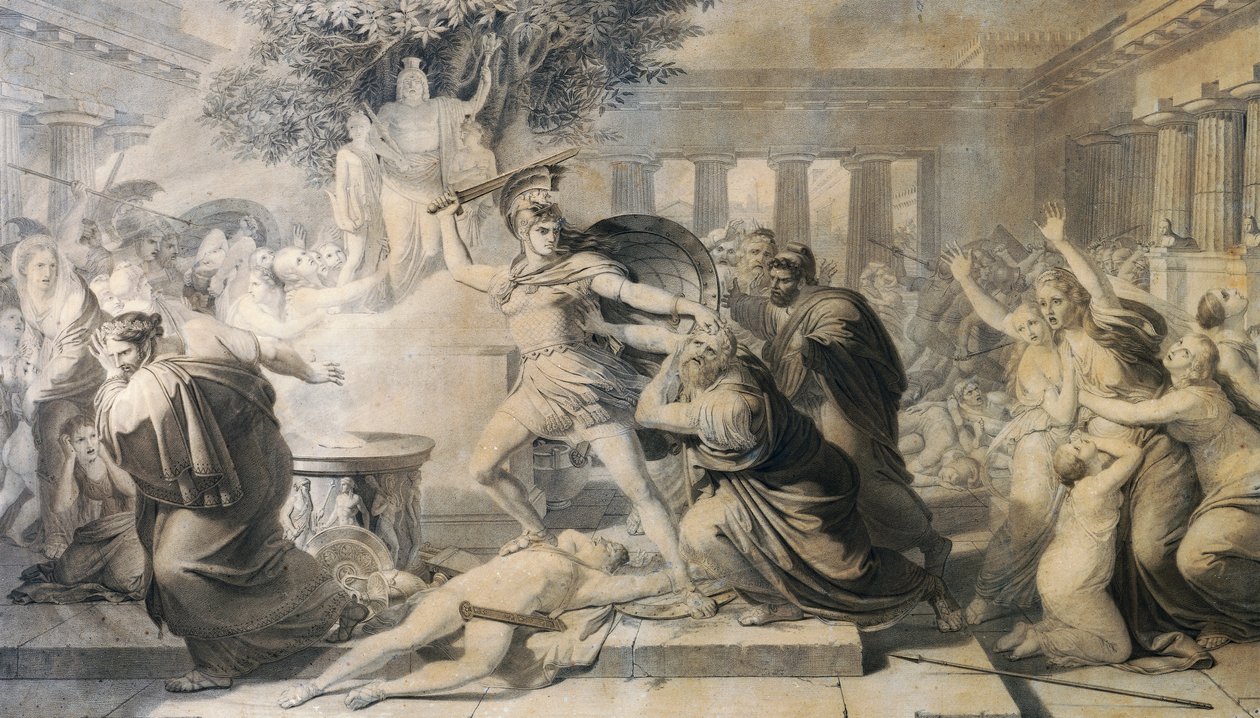 Mort de Priam - Pietro Benvenuti
