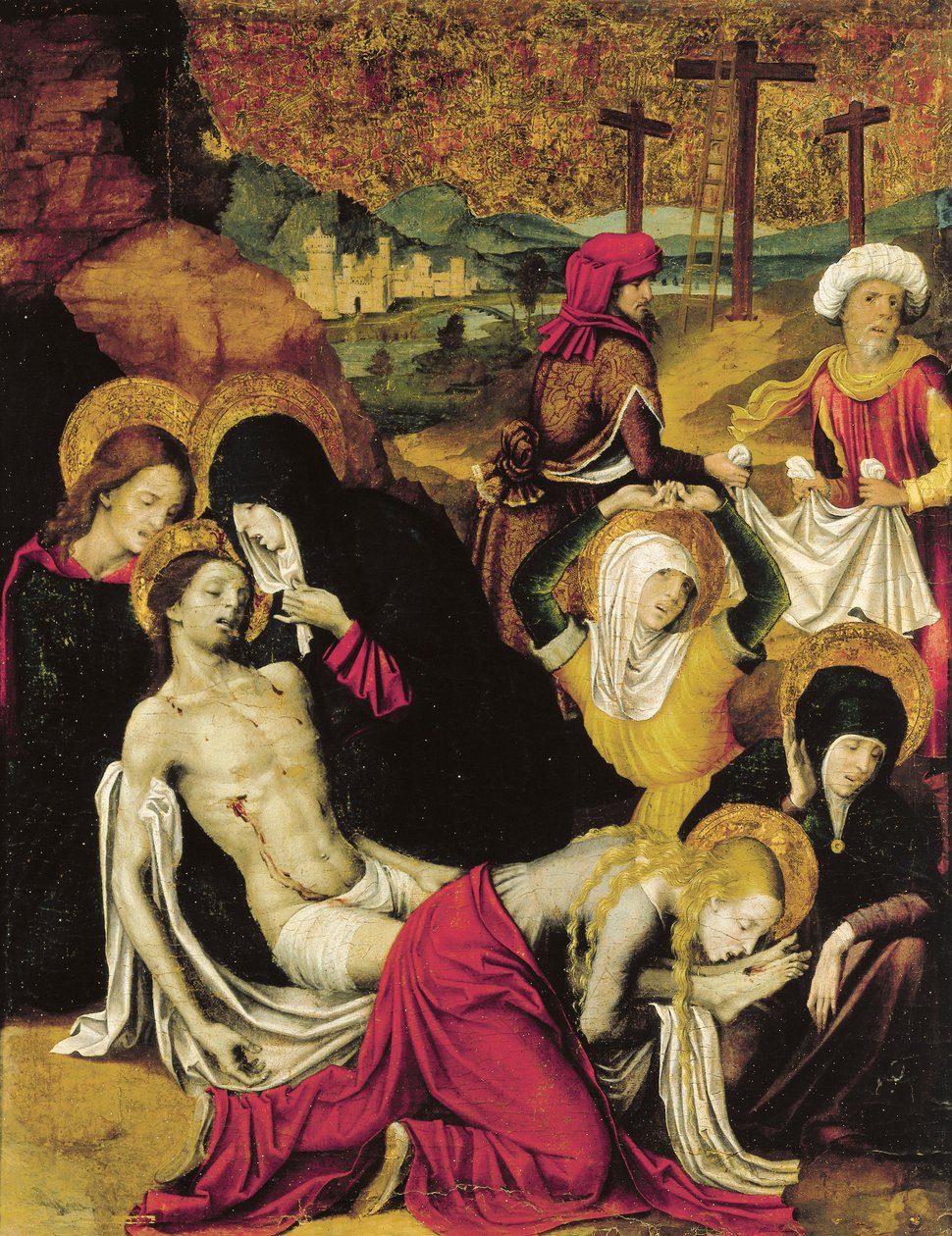 Déposition du Christ, ou Pietà de Tanger, par Pietro Cavaro - Pietro Cavaro