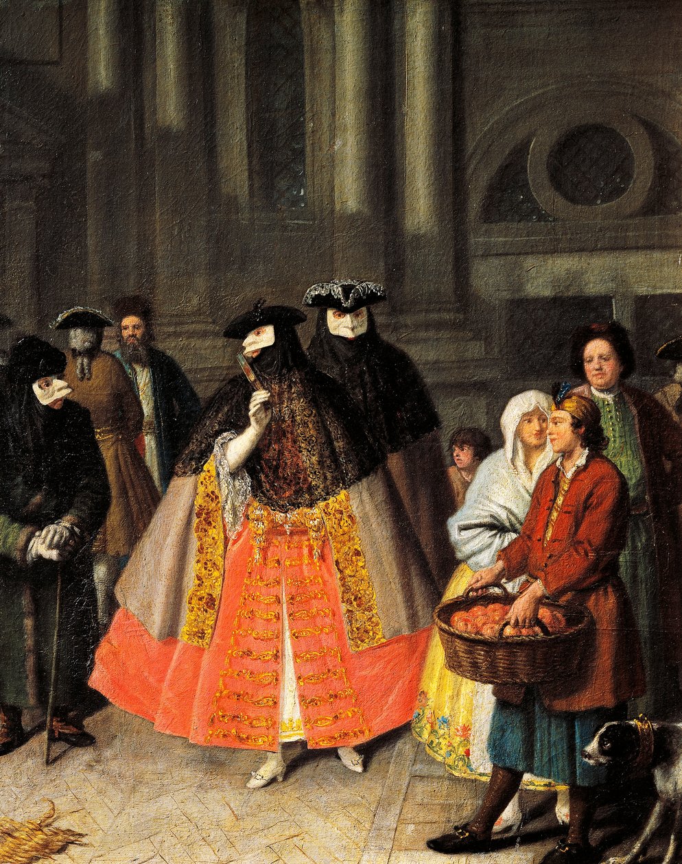 Conversations entre masques Baute - Pietro Longhi