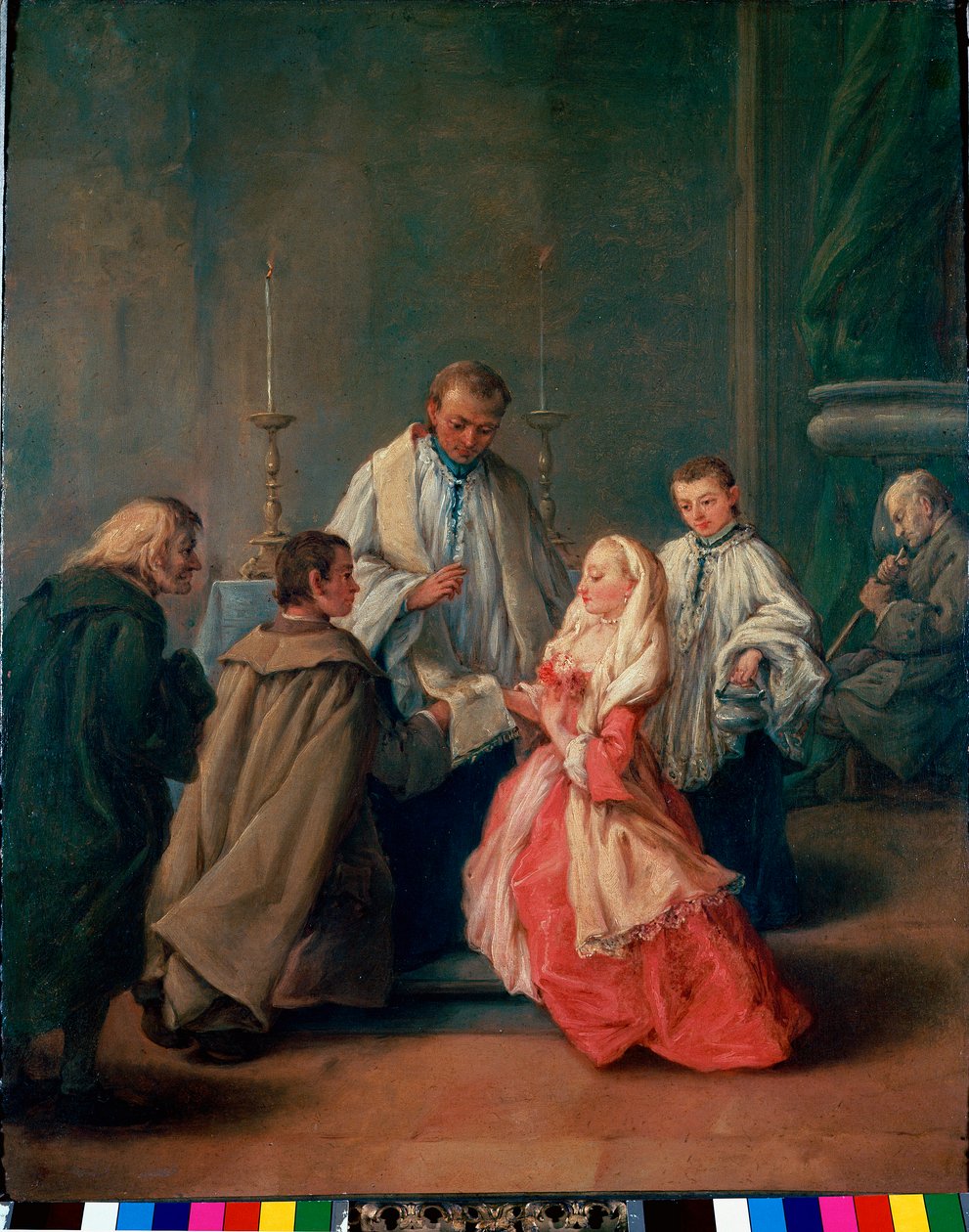 Les sacrements : Cérémonie de mariage - Pietro Longhi