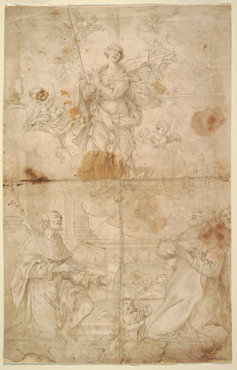 Ascension de la Vierge - Pietro Novelli