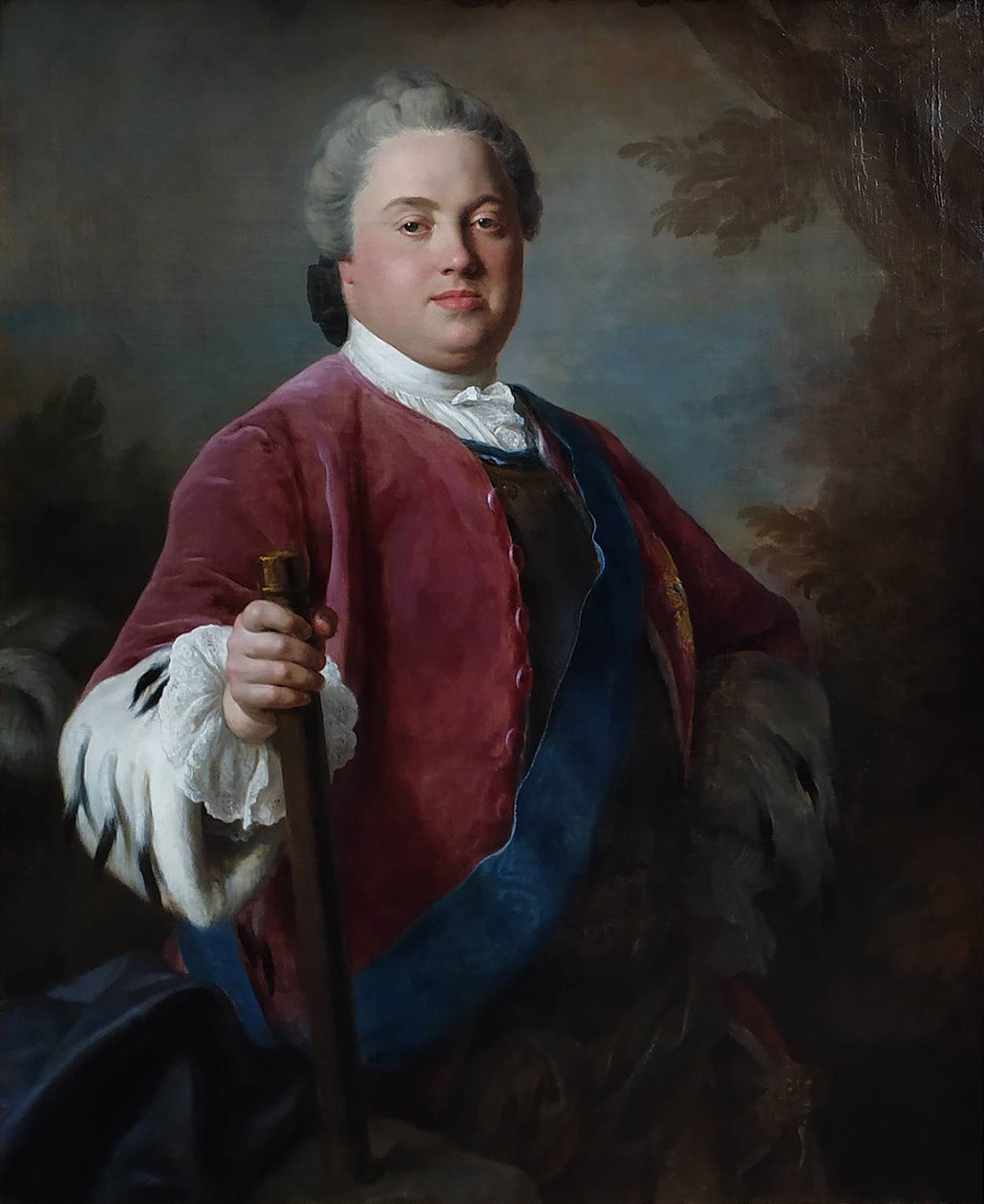 Allemand : Kurprinz Friedrich Christian von Sachsen (1722-1763) Electeur Frédéric Christian de Saxe (1722-1763) - Pietro Rotari