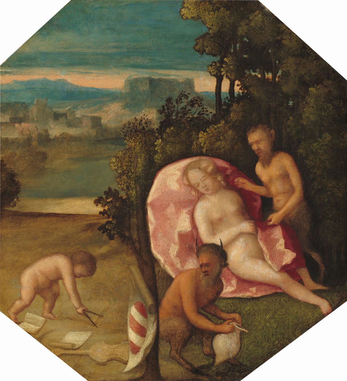 Allégorie, vers 1515-1525 (huile sur panneau) - Pietro degli Ingannati