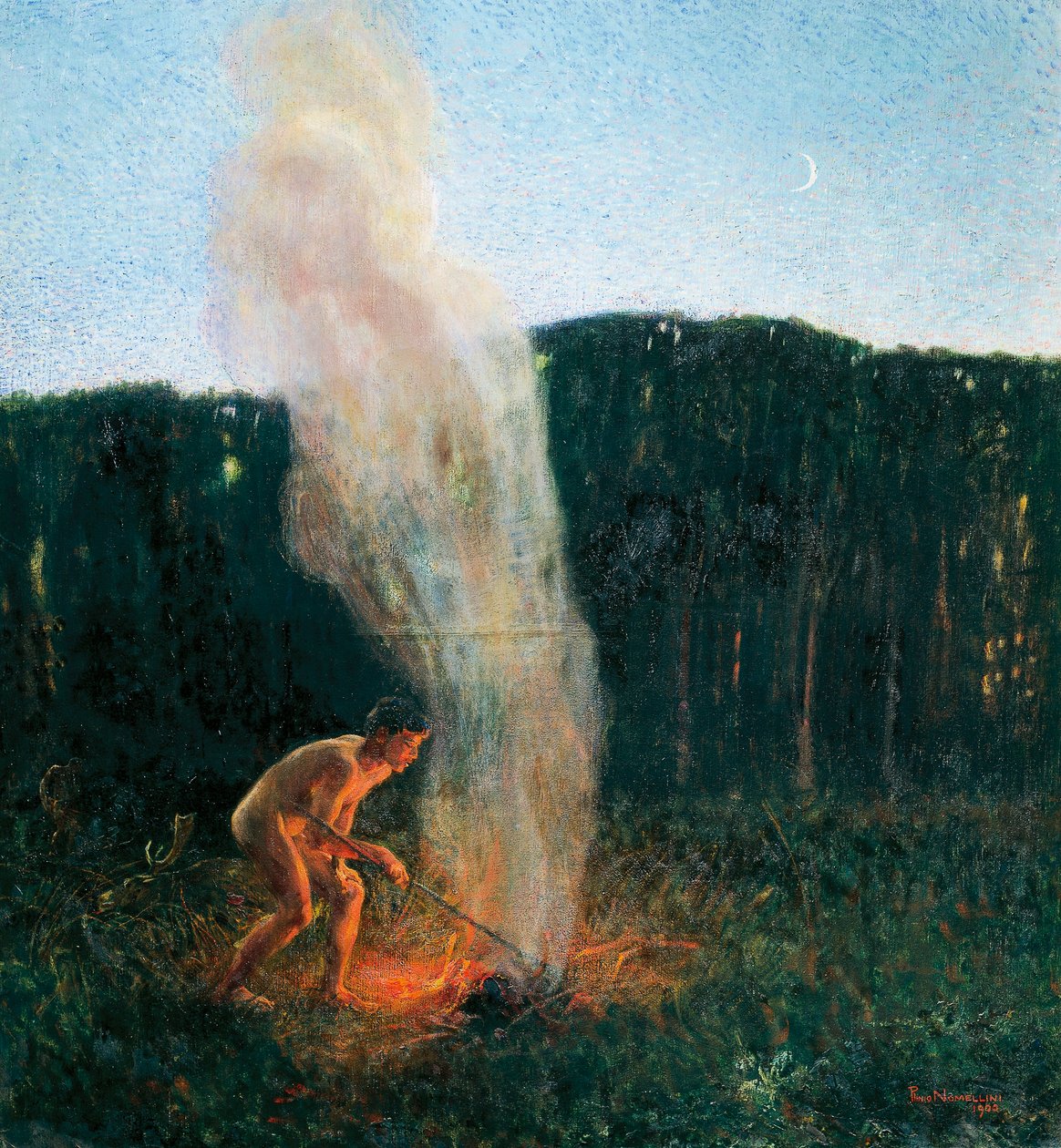 Colonne de fumée - Plinio Nomellini