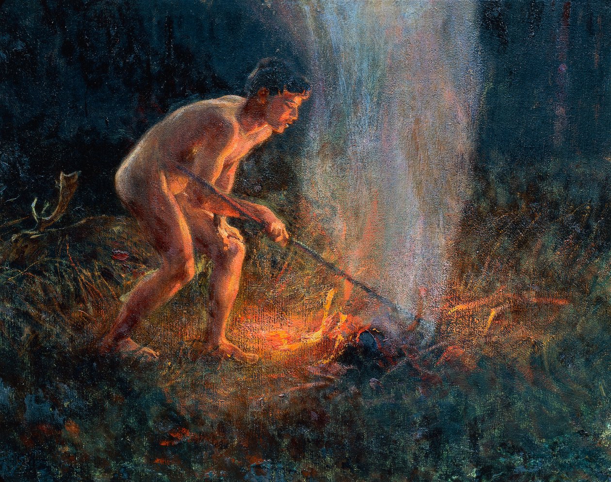 Colonne de fumée - Plinio Nomellini