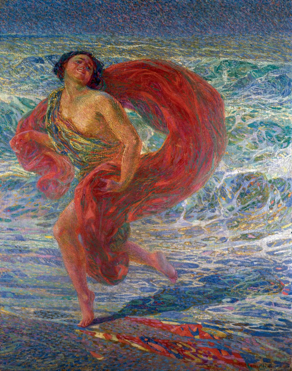 Isadora Duncan. Gioia tirrena, 1914 - Plinio Nomellini