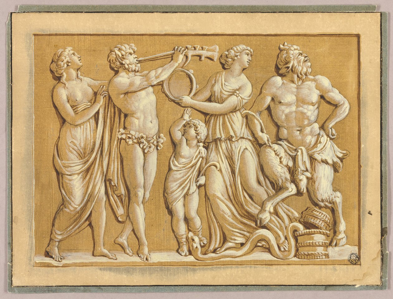 Satyre, faune et nymphes - Polidoro da Caravaggio