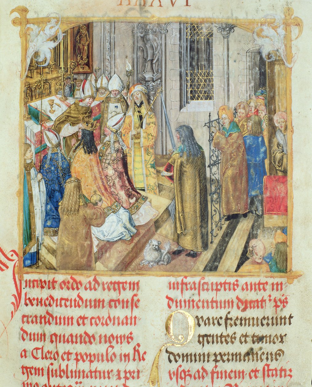 Couronnement du roi de Pologne du Pontifical de l
