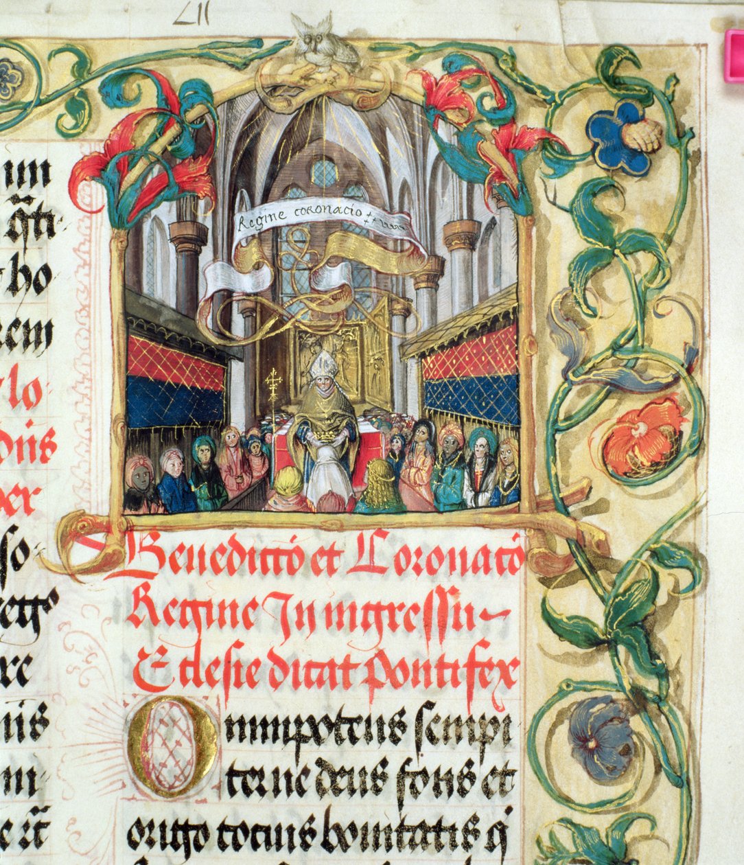 Couronnement de la reine de Pologne du Pontifical de l