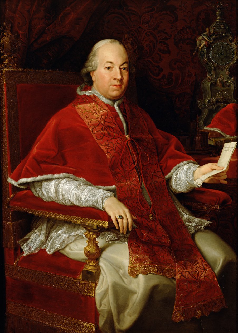 Pape Pie VI (1717-99) vers 1775-76 - Pompeo Girolamo Batoni