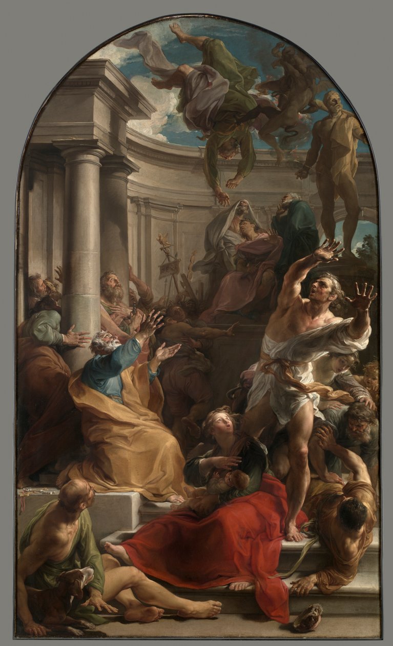 La chute de Simon Magus - Pompeo Batoni