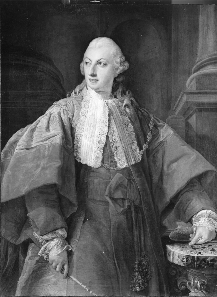 Portrait du prince Abbondio Rezzonico en sénateur de Rome - Pompeo Girolamo Batoni