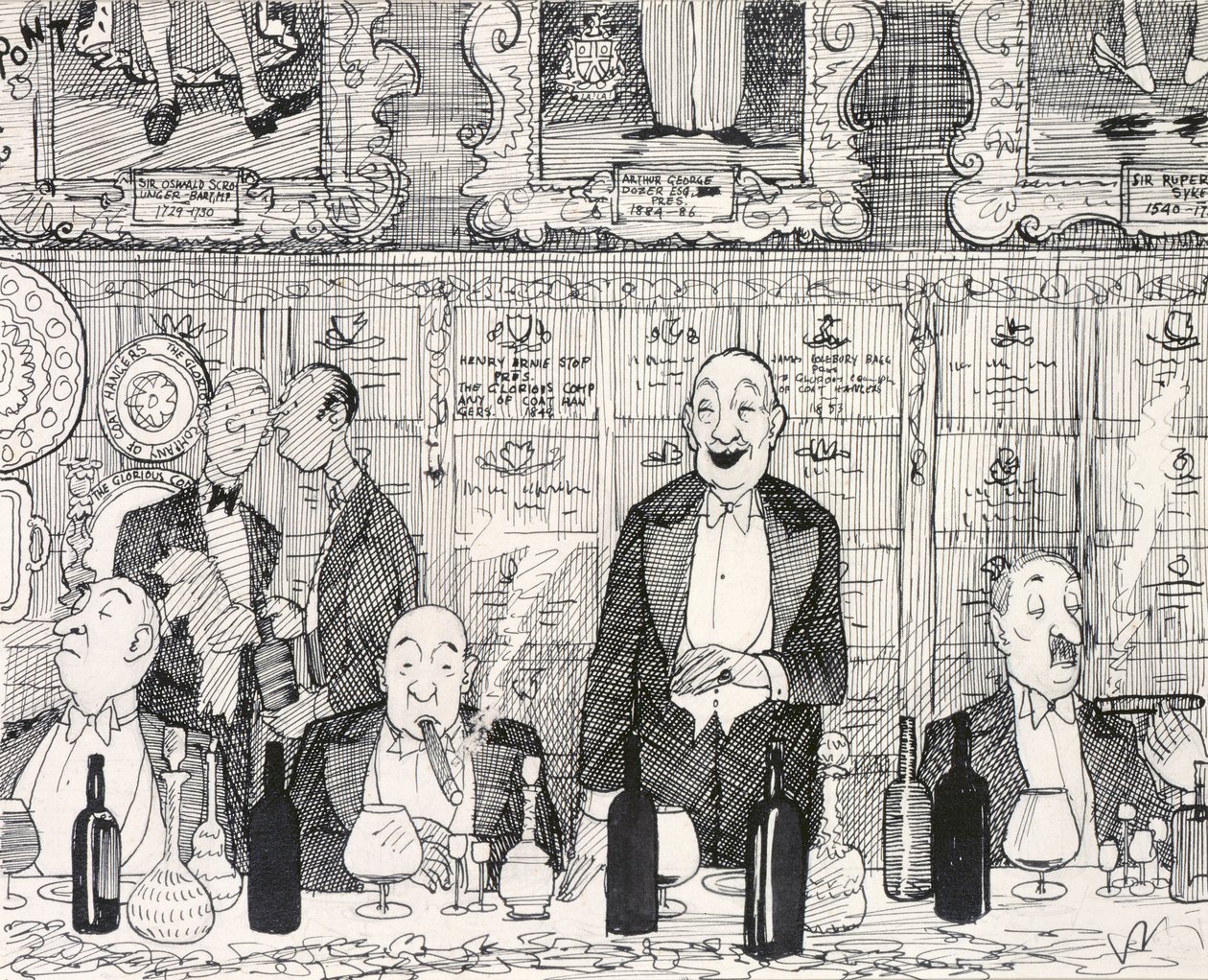 Tendance à rire de nos propres anecdotes, publié dans Punch, 10 février 1937 - Pont 1908-40 Pont 1908-40