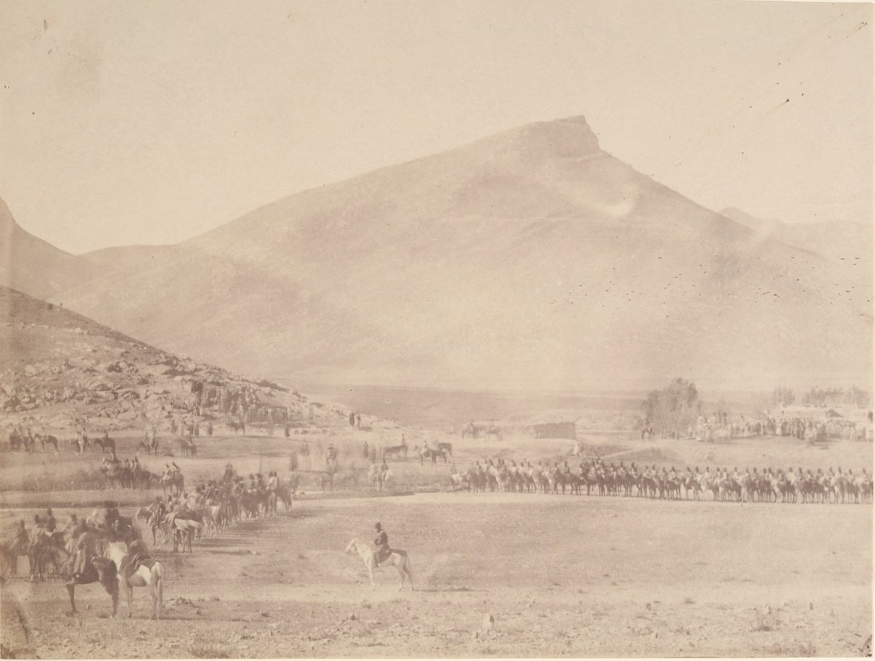 [Départ pour la chasse, Tombeau du Khan de Khiva], 1840s-60s - Possibly by Luigi Pesce.