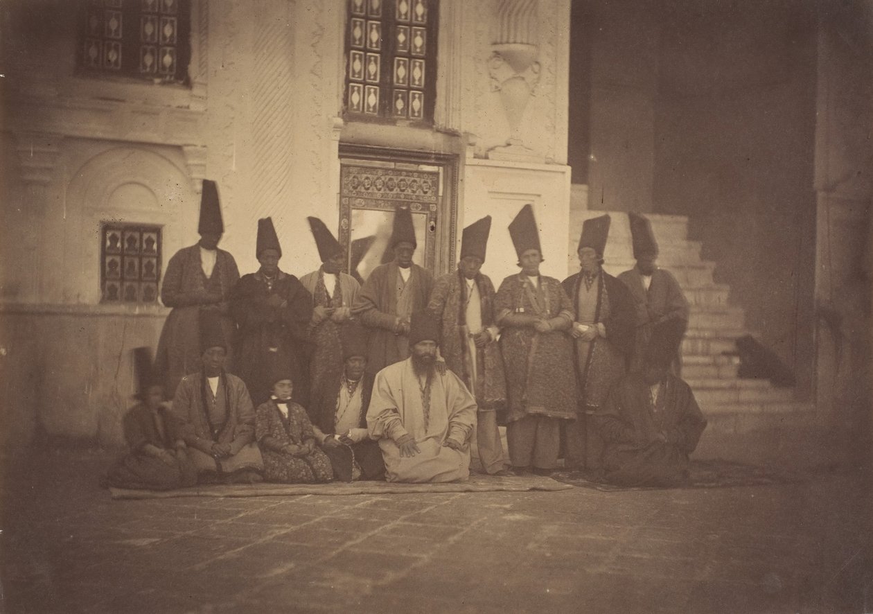 [Dans la mosquée de Damegan Les eunuques], 1850s - Possibly by Luigi Pesce.