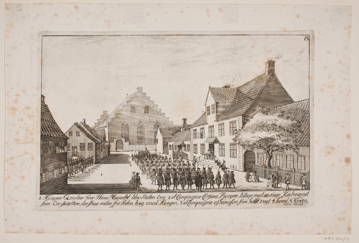 Quartier de Frédéric V lors de la visite à Korsør - Poul Isac Grønvold