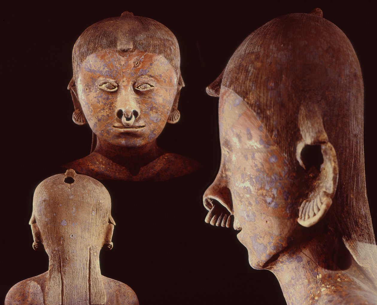 Détails de la figure assise, culture Chinesco - Pre Columbian Pre Columbian