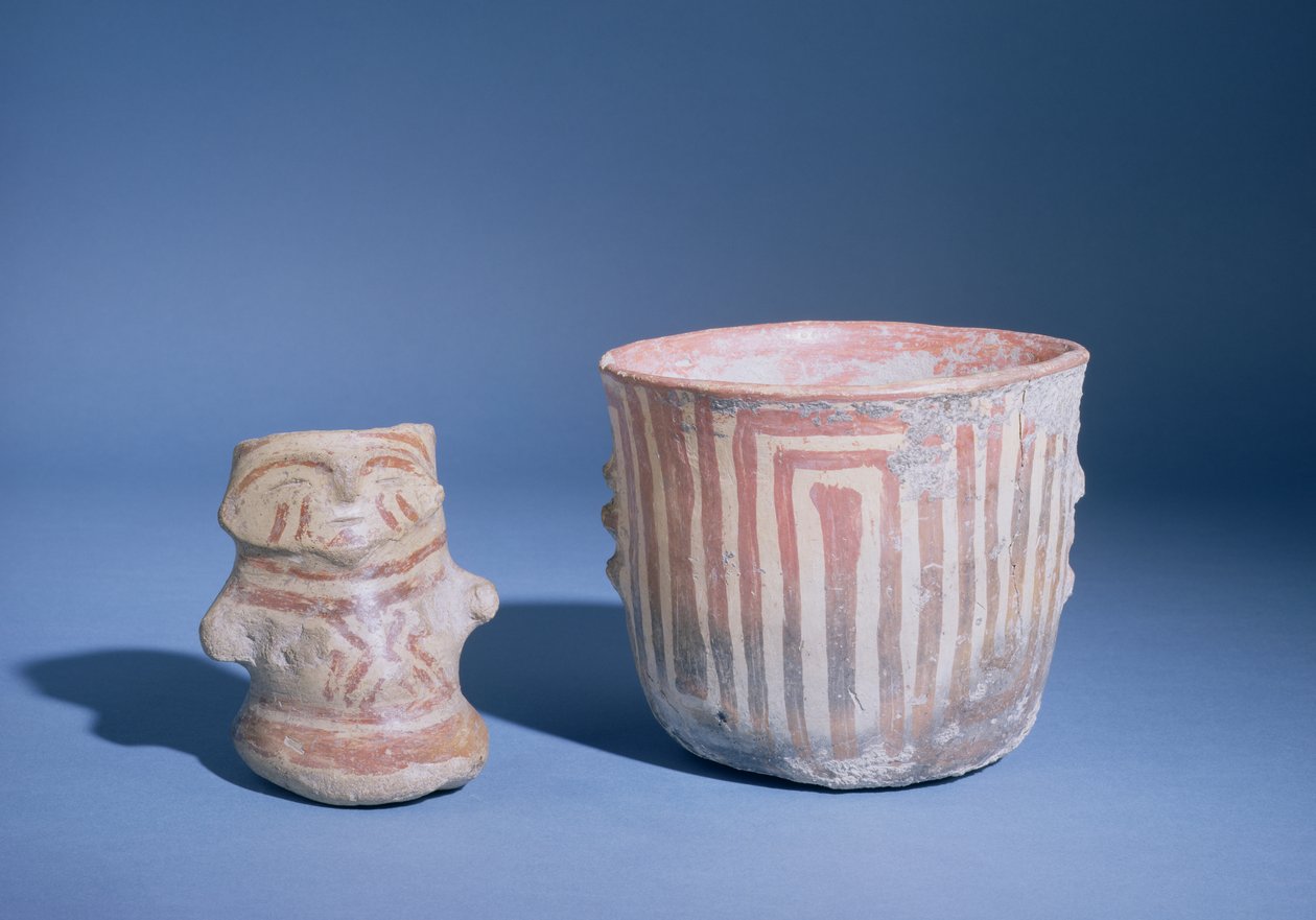 Vases de Hacilar, Turquie, vers 5500-00 av. J.-C. - Prehistoric