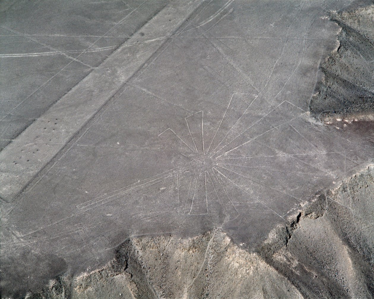 Vue aérienne des lignes de Nazca - Prehistoric Prehistoric