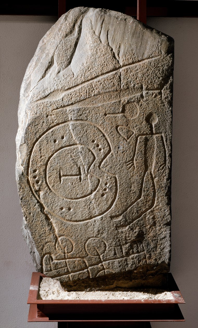 Stèle ibérique du guerrier de Solana de Cabanas. 8ème-6ème siècle av. J.-C. - Prehistoric Prehistoric