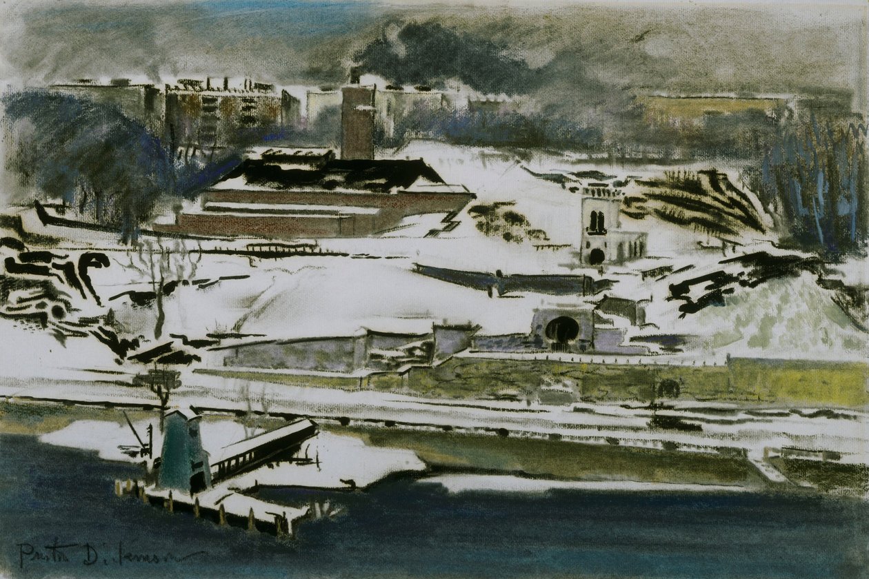 Le long de la rivière | William Preston Dickinson
