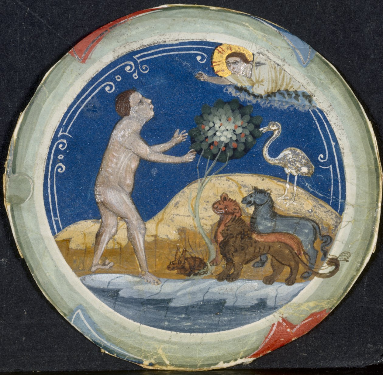 Médaillon de la bordure d