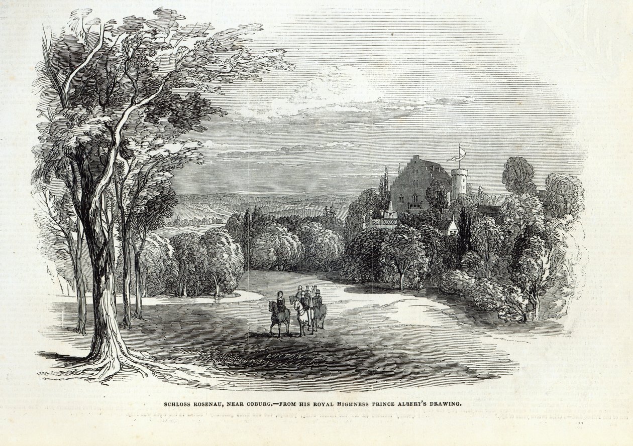 Château de Rosenau, près de Cobourg, de 