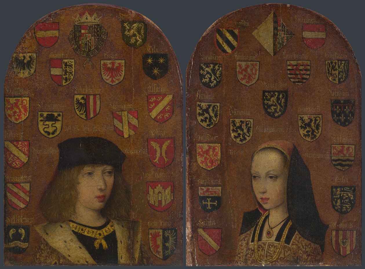 Portrait de Philippe Ier de Castille et Marguerite d