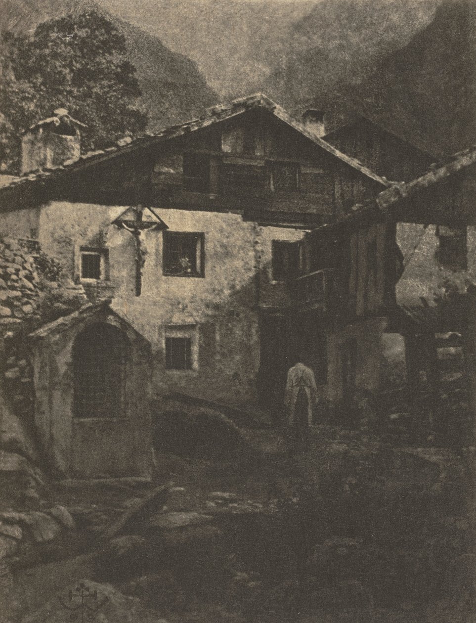 Camera Work : Un coin de village, 1906 - Professor Hans Watzek