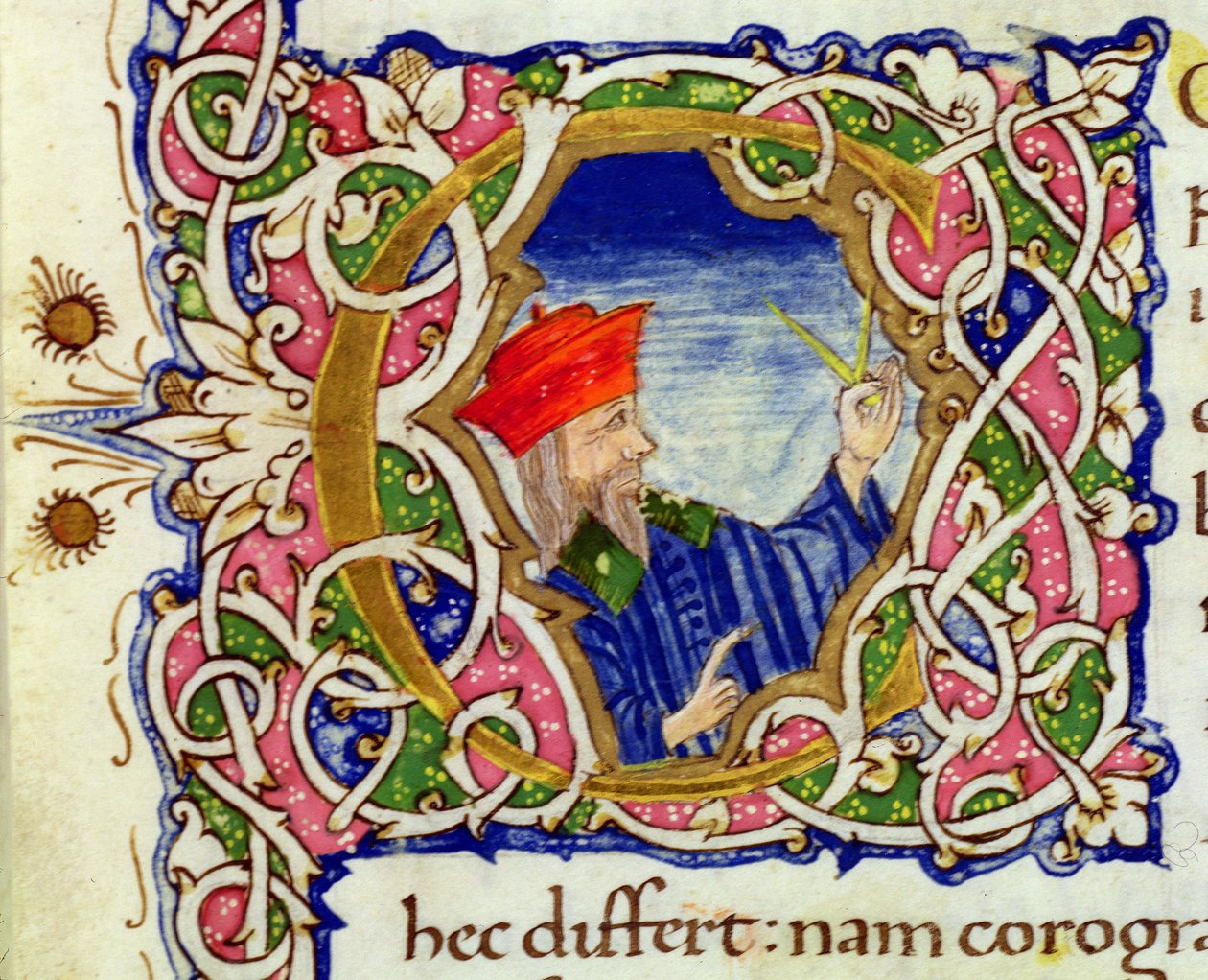 Ms Lat 463 fol.21r Initiale historiée 