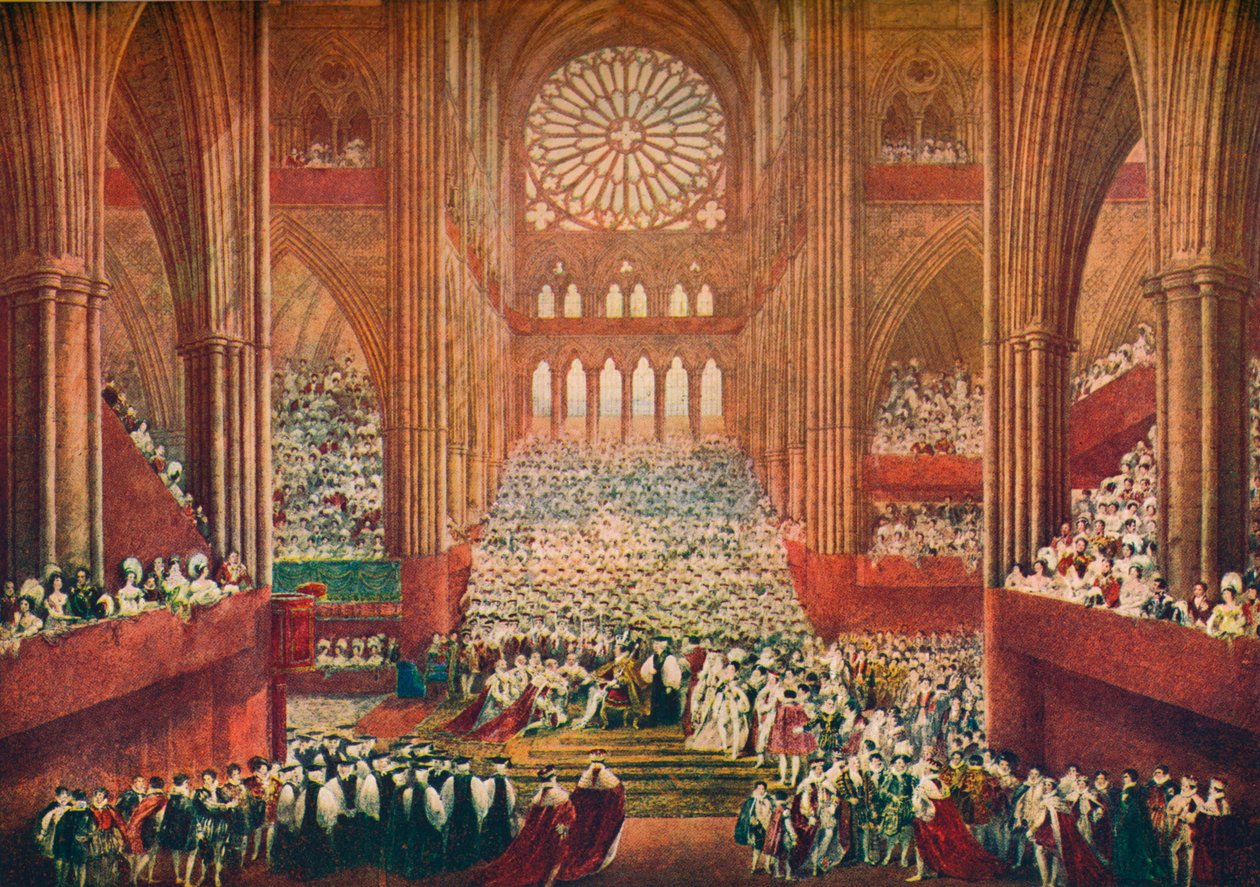 Le couronnement du roi George IV à l