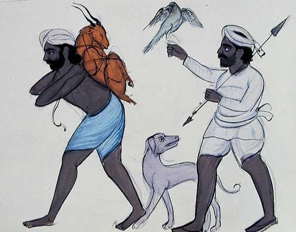 Chasseurs, vers 1890 - Punjabi School