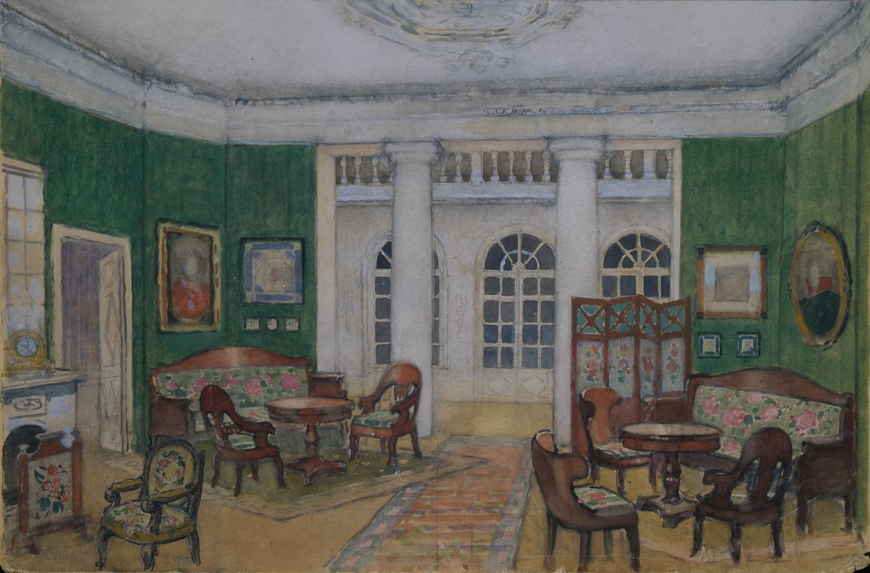 Décor de scène pour l