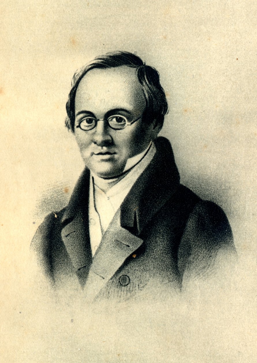 Portrait du poète Anton A. Delvig 1798-1831 - Pyotr Fyodorovich Borel