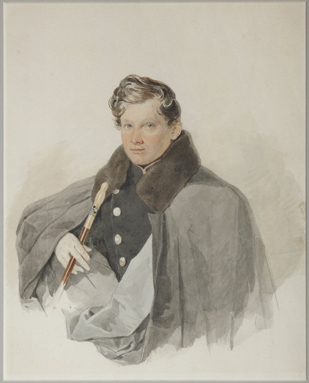 Portrait du comte Sergey Vasilyevich Trubetskoy 1815-1859, 1835 - Pyotr Fyodorovich Sokolov