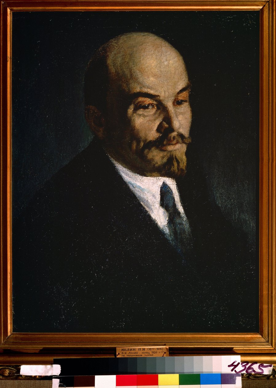 Portrait de Vladimir Lénine - Pyotr Ivanovich Kelin