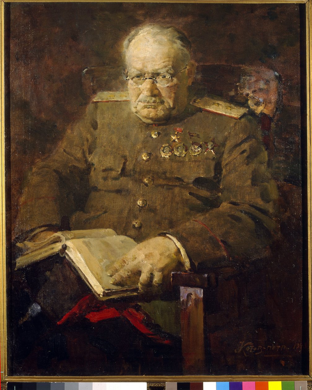 Portrait du neurochirurgien et académicien Nikolaï N. Bourdenko (1876-1946) - Pyotr Ivanovich Kotov