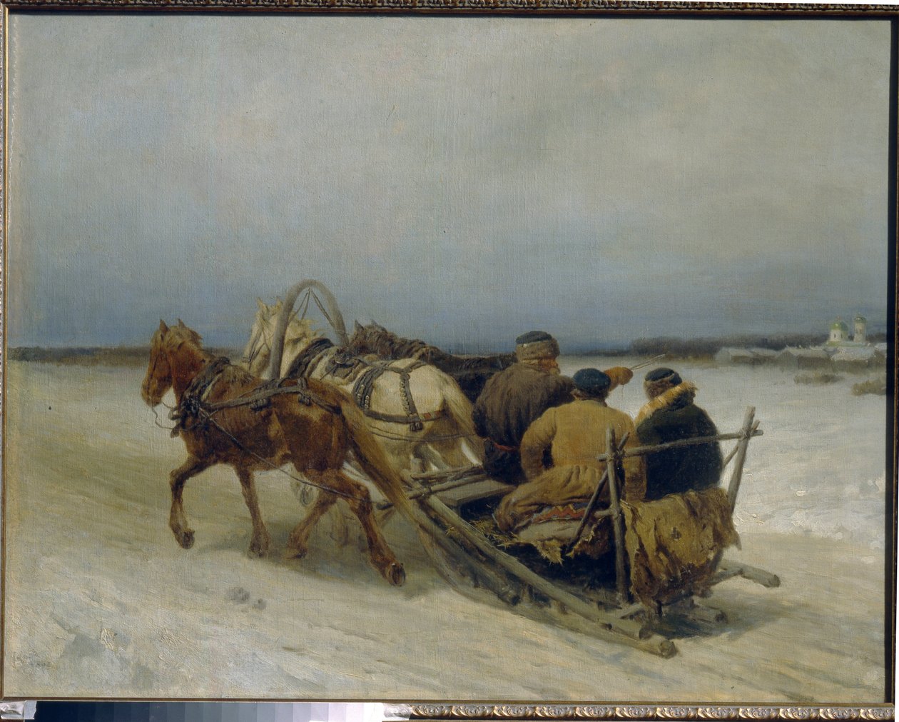 Troïka en hiver - Pyotr Petrovich Sokolov