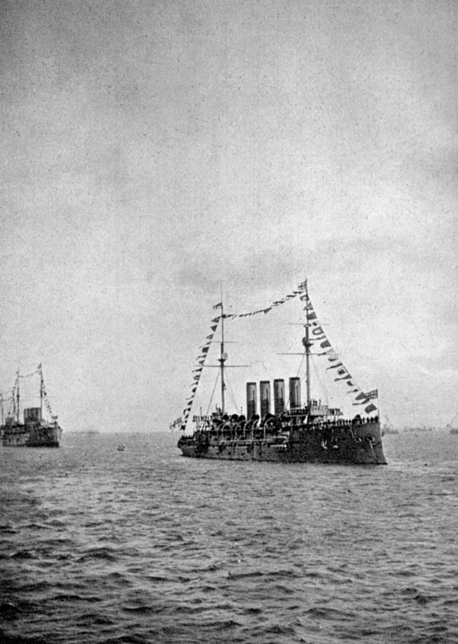Revue navale au large de Portsmouth, 1907-1908 - Queen Alexandra