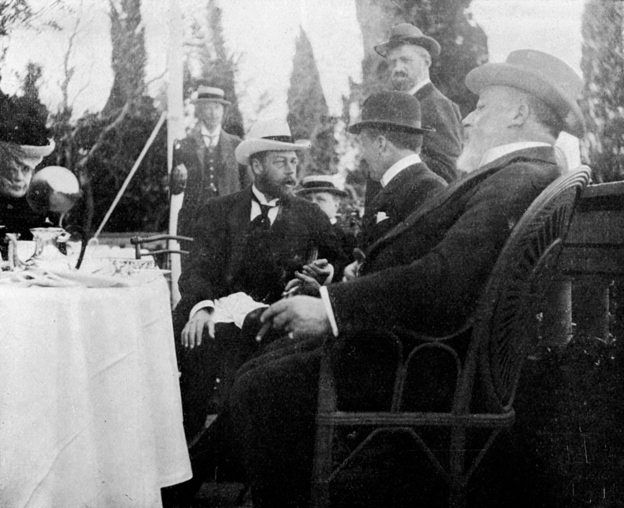 Prince George 1865-1936, le futur roi George V, Corfou, Grèce, 1908 - Queen Alexandra