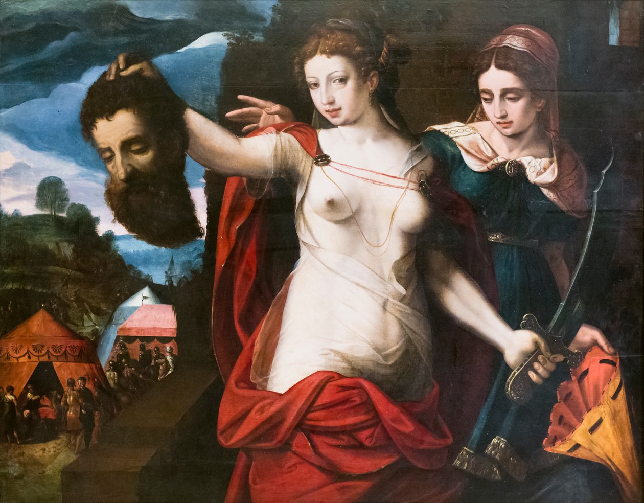 Judith avec la tête d