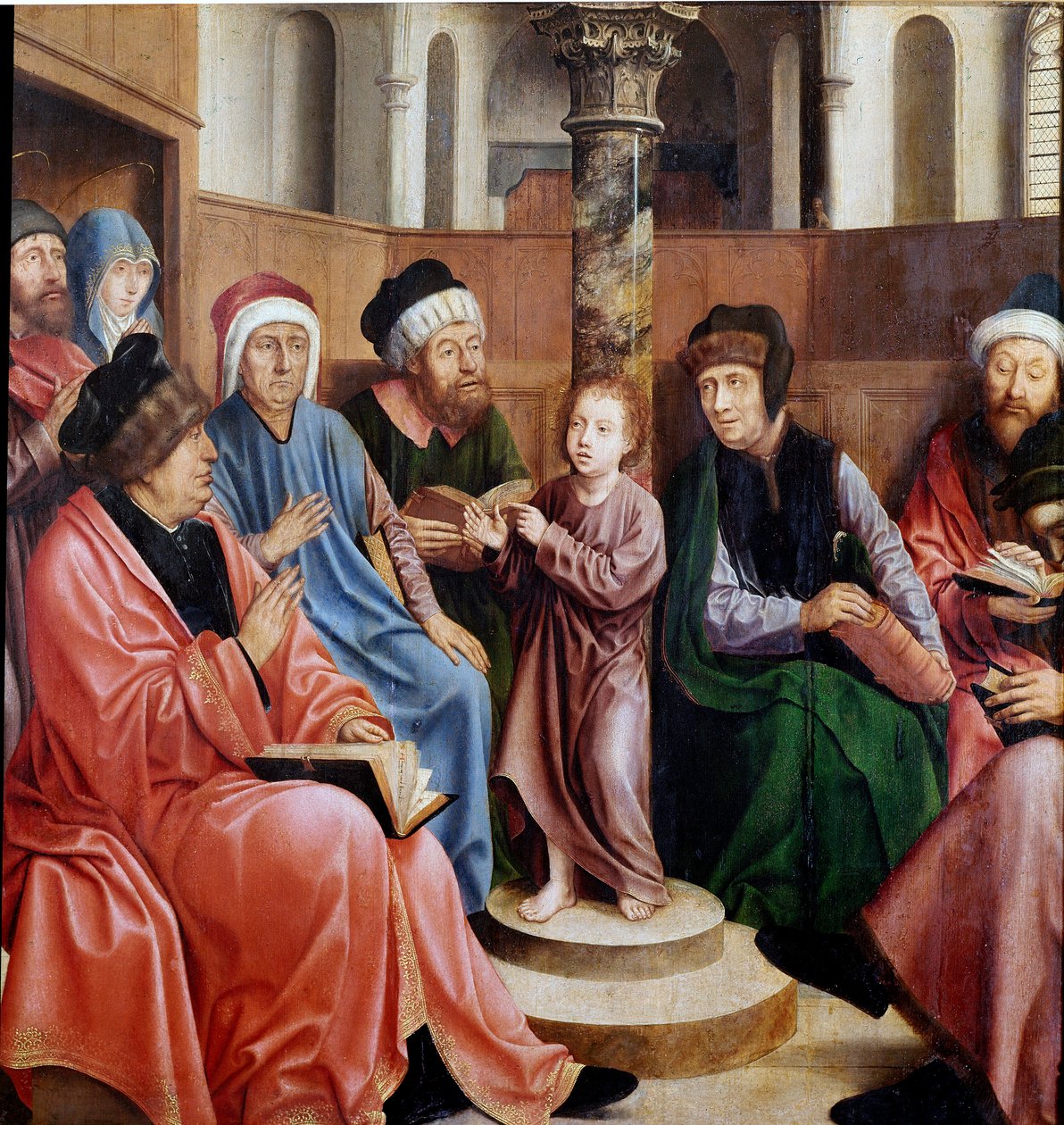 Jésus parmi les docteurs - Quentin Massys or Metsys
