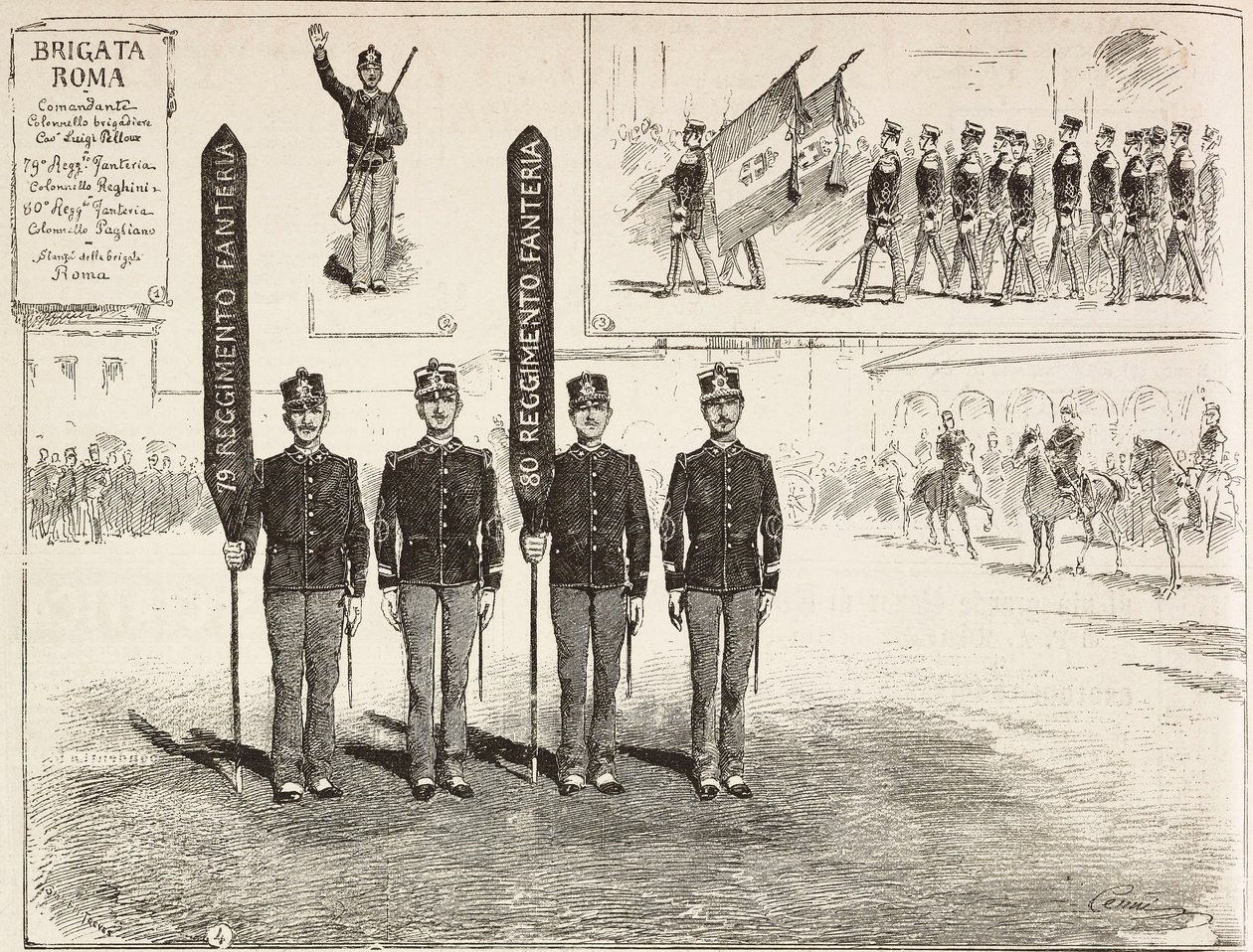 Inspection de la Brigade Roma de l