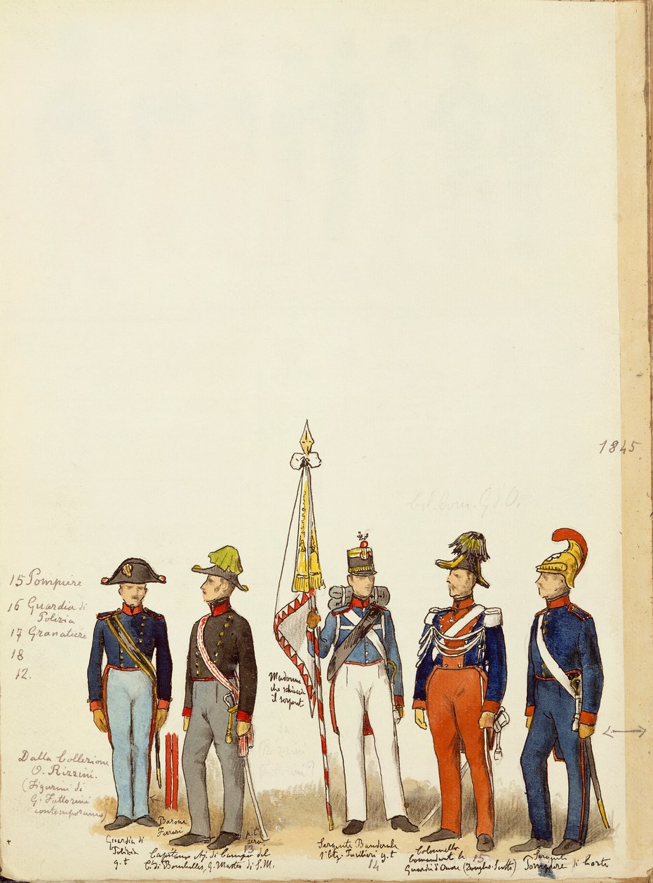 Uniformes militaires - Quinto Cenni