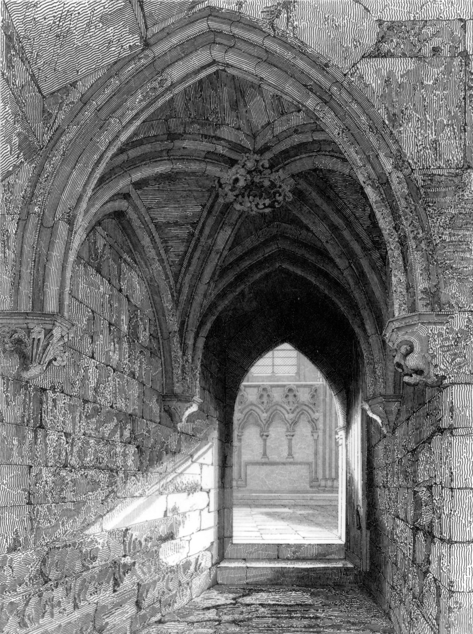 Cathédrale de Durham, extrémité nord, 1843 - R.W. Billings