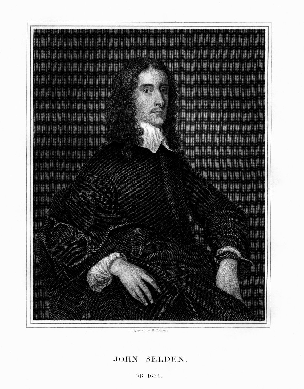 John Selden, juriste anglais, antiquaire légal et érudit oriental, 1823 - R. Cooper