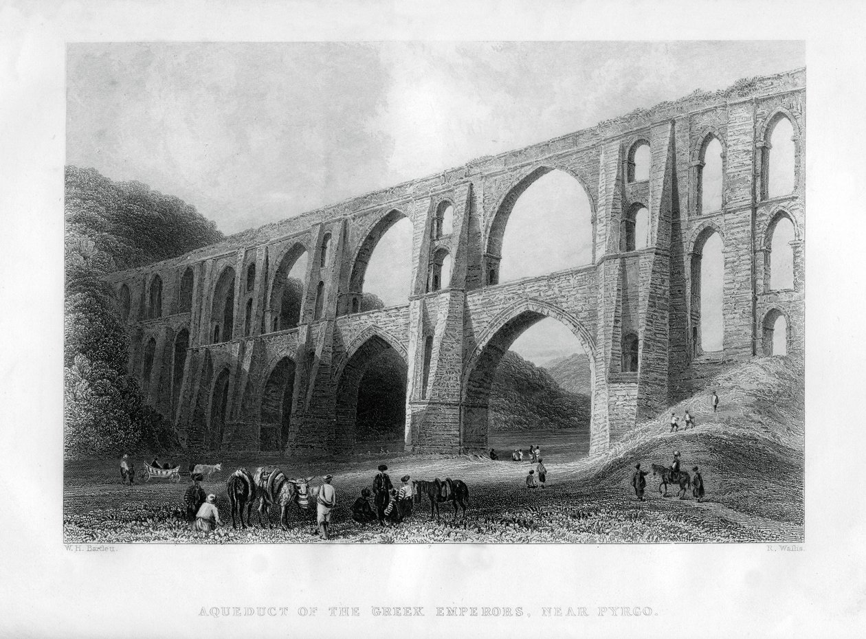 Aqueduc des empereurs grecs, près de Pyrgo, Turquie - R. Wallis